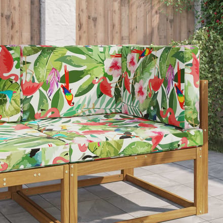 vidaXL - Buitenbankkussen - Polyester - kleurrijk - 80 - x - 80 - cm