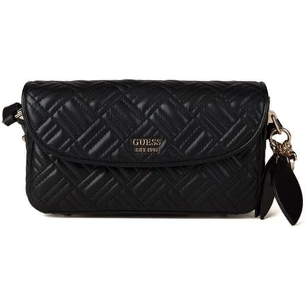 GUESS schoudertas Sally Convertible Xbody Flap Black zwart