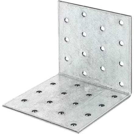 Alberts Verbindingshoek - Verzinkt Staal - 80x80x2,5mm