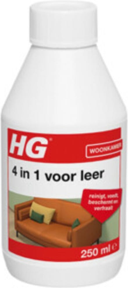 HG 4-in-1 Voor Leer - 6 x 250 ml - Voordeelverpakking