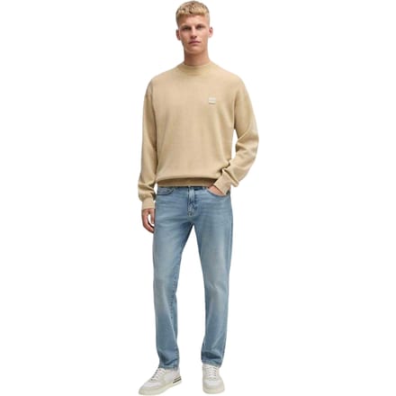 Boss Herenjeans met 5 zakken, regular fit (Helder Blauw)