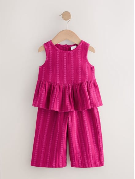 Next - Meisjes - Set met top en broek - Roze