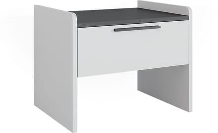 Vicco Roman Eetkamerbank – 53.5 x 41.1 cm met 1 lade Wit