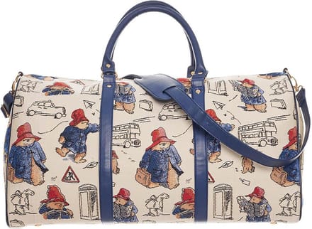 Weekendtas met schouderband – Gobelinstof - Paddington Bear - Beertje Paddington