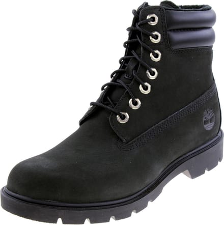 Timberland 6-Inch Basic Herenlaarzen Laarzen Waterdicht zwart Nubuck