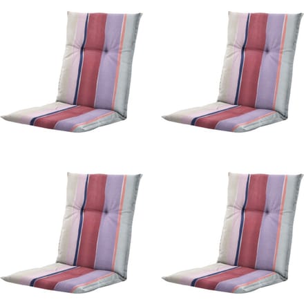 Madison kussen lage rug nox - 105x50x6cm set van 4