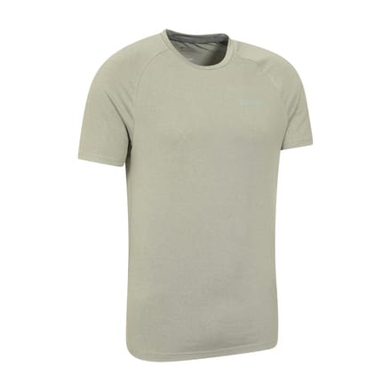 Mountain Warehouse Heren Agra Melange T-Shirt (Groen)
