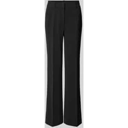 Regular fit stoffen broek met persplooien, model 'AMELIE GALLON'