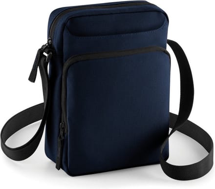 Bagbase Cross-body tas met schouderriem (set van 2) (Franse marine)