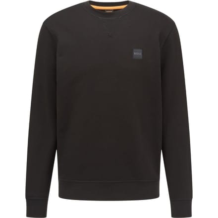 Boss Heren Westart Premium Katoenen Sweatshirt met Crew Hals (Zwart)