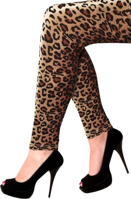 Luipaard legging voor dames 40/42
