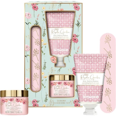 Baylis & Harding Royale Garden Rose Poppy & Vanilla Luxe Manicure Cadeauset
