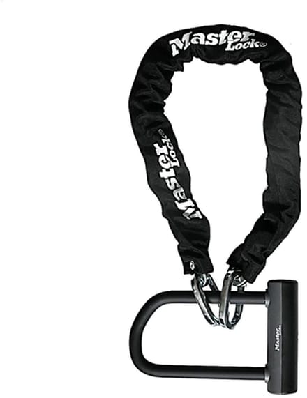 Masterlock U-slot met ketting - 10mm x 1m