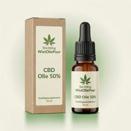 WietOliePuur - CBD Olie - 50% CBD - 10ml
