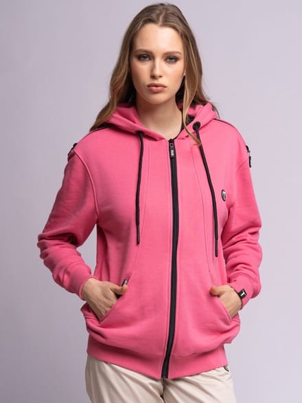 1'618 Zip-Up Hoodie - Guava
