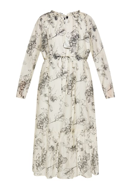 Dreimaster Jurk Dames zwart en wit