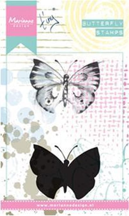 Marianne Design Cling Stempel Tinys Vlinders 1 MM1613