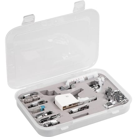 15 Stuks Persvoet voor Brother Janome Singer Multifunctionele Naaimachine Accessoires Kit white