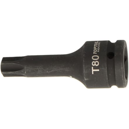 Slagmoerdop TOPTUL 3/4 inch T80, Lengte 105mm