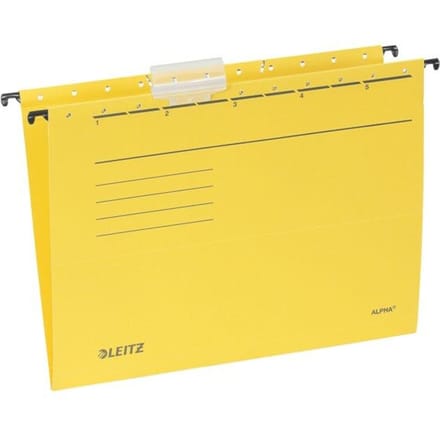 Leitz Alpha Hangmap A4 Geel - Documentorganizer