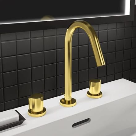 Ideal Standard 3-hole basin mixer with drain BC783A2