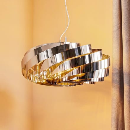 Domiluce Vento hanglamp, chroom-nikkelkleurig, Ø 60 cm, metaal
