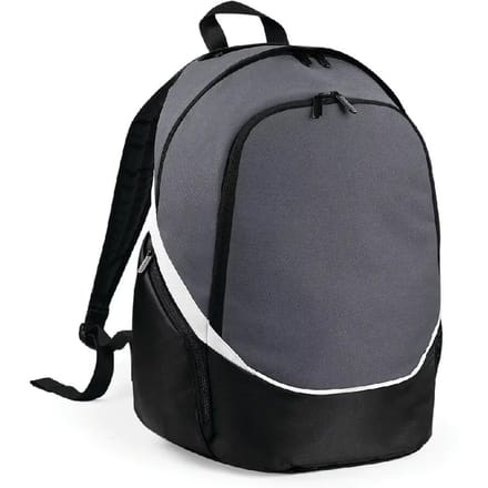 Quadra Pro Team Backpack QS255 Zwart Grijs Wit