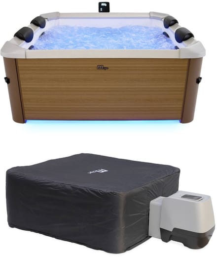 Mspa Spa Oslo Amber - Opblaasbare jacuzzi met hydromassage voor 6 personen