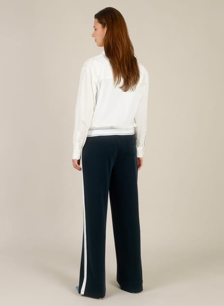 YEST Ilma Bottoms - Navy/Off White - maat 40