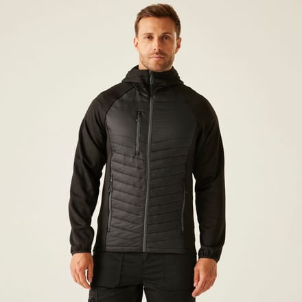 Gevulde Jas Hiking Heren Nagate Hybrid Jacket