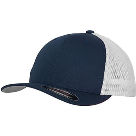 Flexfit Tweekleurige Mesh Trucker Cap (Marine)