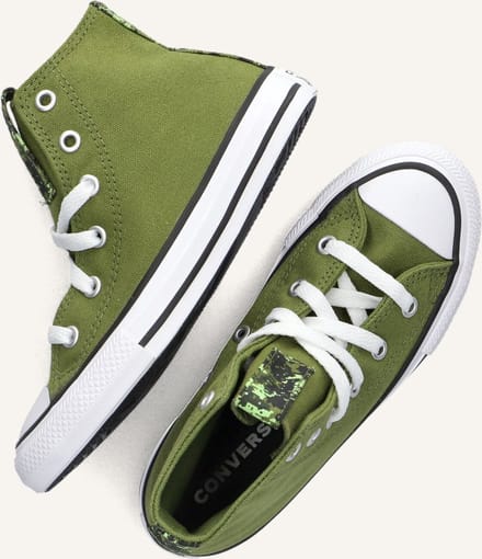 Converse Chuck Taylor All Star Digi Camo Hoge sneakers - Jongens - Groen