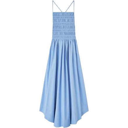 Ganni Jurken Blauw