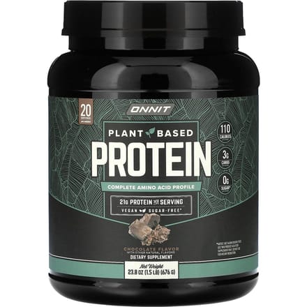 Onnit, protéine végétale, chocolat, 1,5 lb (676 g)