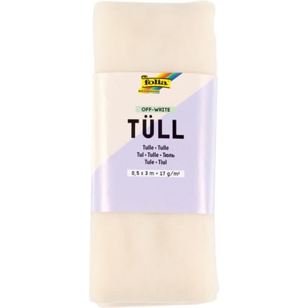 Tule stof, 3 m - Offwhite
