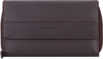 mano Don Tommas Portemonnee Leer 17,5 cm - Dames - Horizontaal - braun