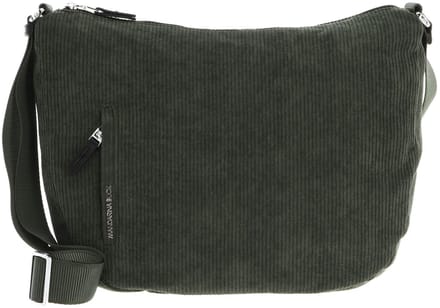MANDARINA DUCK schoudertas Hunter Velvet Hobo Bag Pirite donkergroen