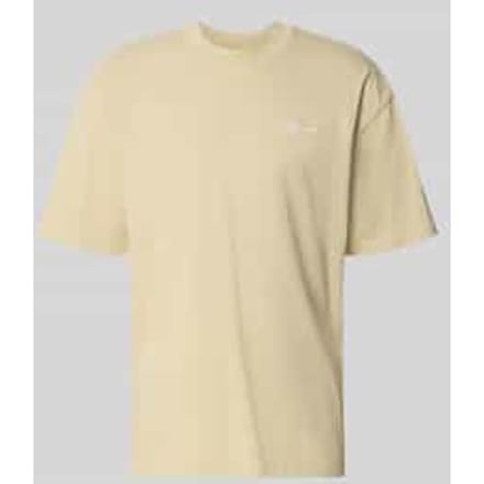 oversized fit T-shirt met gestikt logo