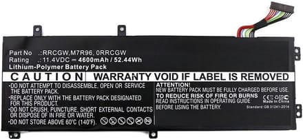CoreParts MBXDE-BA0103 notebook reserve-onderdeel Batterij/Accu