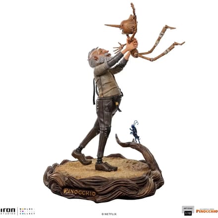Iron Studios Pinocchio Art Scale Statue 1/10 Gepeto & Pinocchio 23 cm Beeld