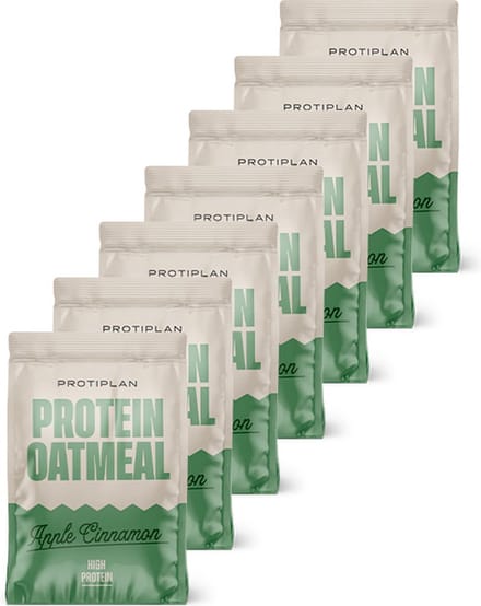 Protiplan - Protein Oatmeal Apple Cinnamon - 7 stuks - 7 x 36 g - Eiwitrijk ontbijt