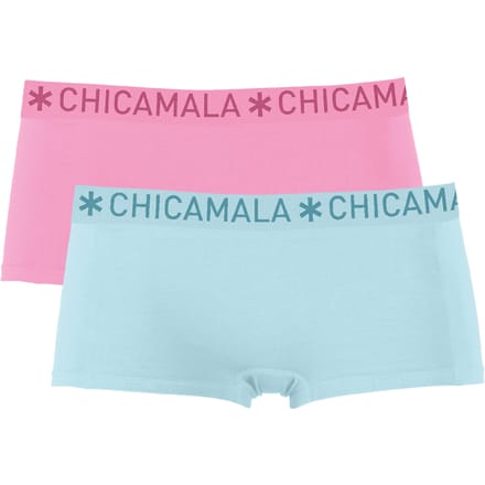 Chicamala Dames Boxershorts – 2 Pack – Ondergoed – Kleding – 95% Katoen – Normale Lengte – Dameskleding – Onderbroeken Dames