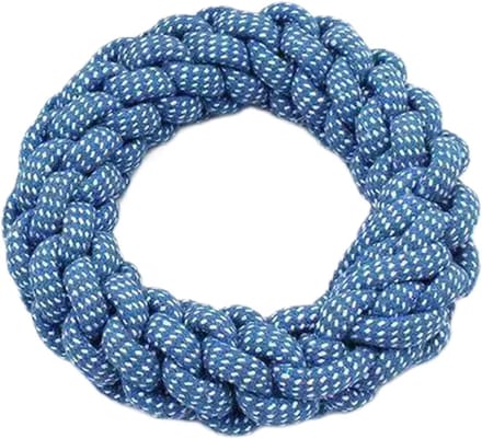 Hond touw - Kauwspeelgoed puppy - Interactief spelen - Scheurbestendig elastisch - 19 cm - Multicolor