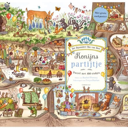 Konijns Partijtje Puzzel - Rachel Piercey