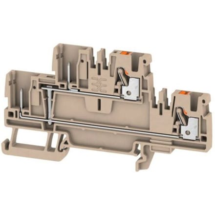 Weidmüller 1548140000 Doorgangsklem 2-etages 5.1 mm Spanveer Grijs 50 stuk(s)