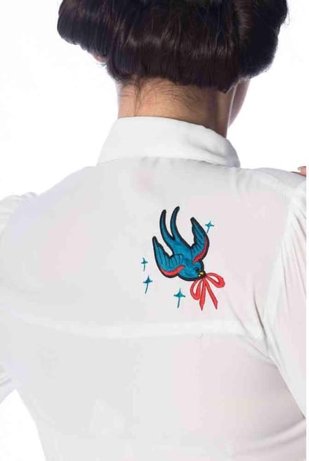 Dancing Days - FREE AS A BIRD Blouse - 4XL - Wit