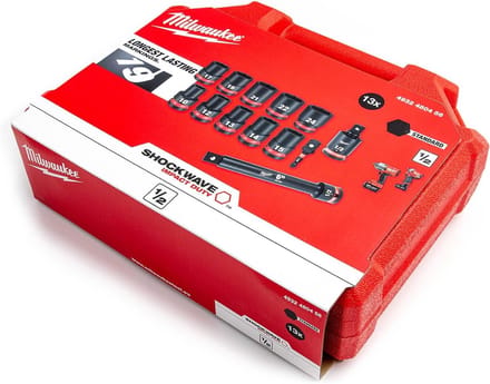 Dopsleutel Set - Socket Set - Vastzetten Bouten - Chroom Molybdeen Staal - 13 Stuks - Zwart