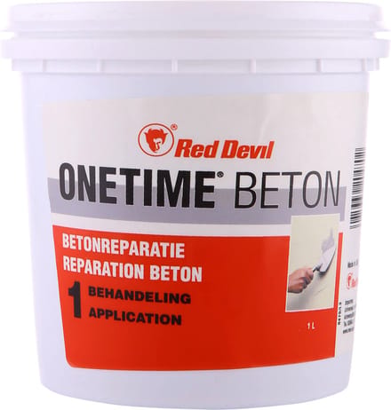 Red Devil Beton reparatie - OneTime - Krimpvrij - Goed vulvermogen - Gebruiksklaar - 4 Liter