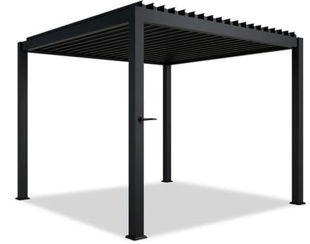 Pergola / Lamellendak - Tahiti - 3x3 m - Antraciet