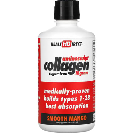 Health Direct, Amino Sculpt Collagène, Mangue Douce, 30 fl oz (887 ml)